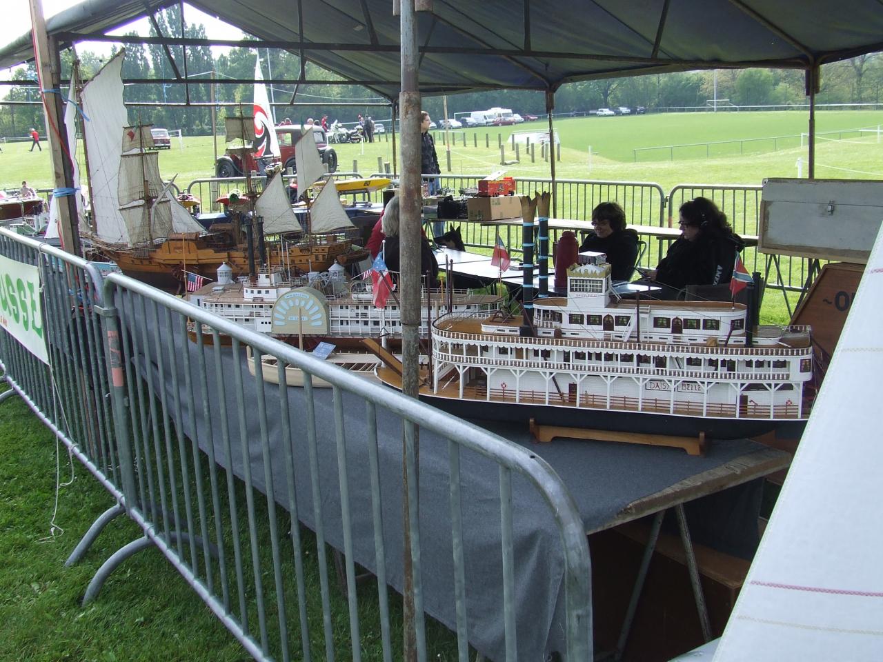 les bateaux des membres du club