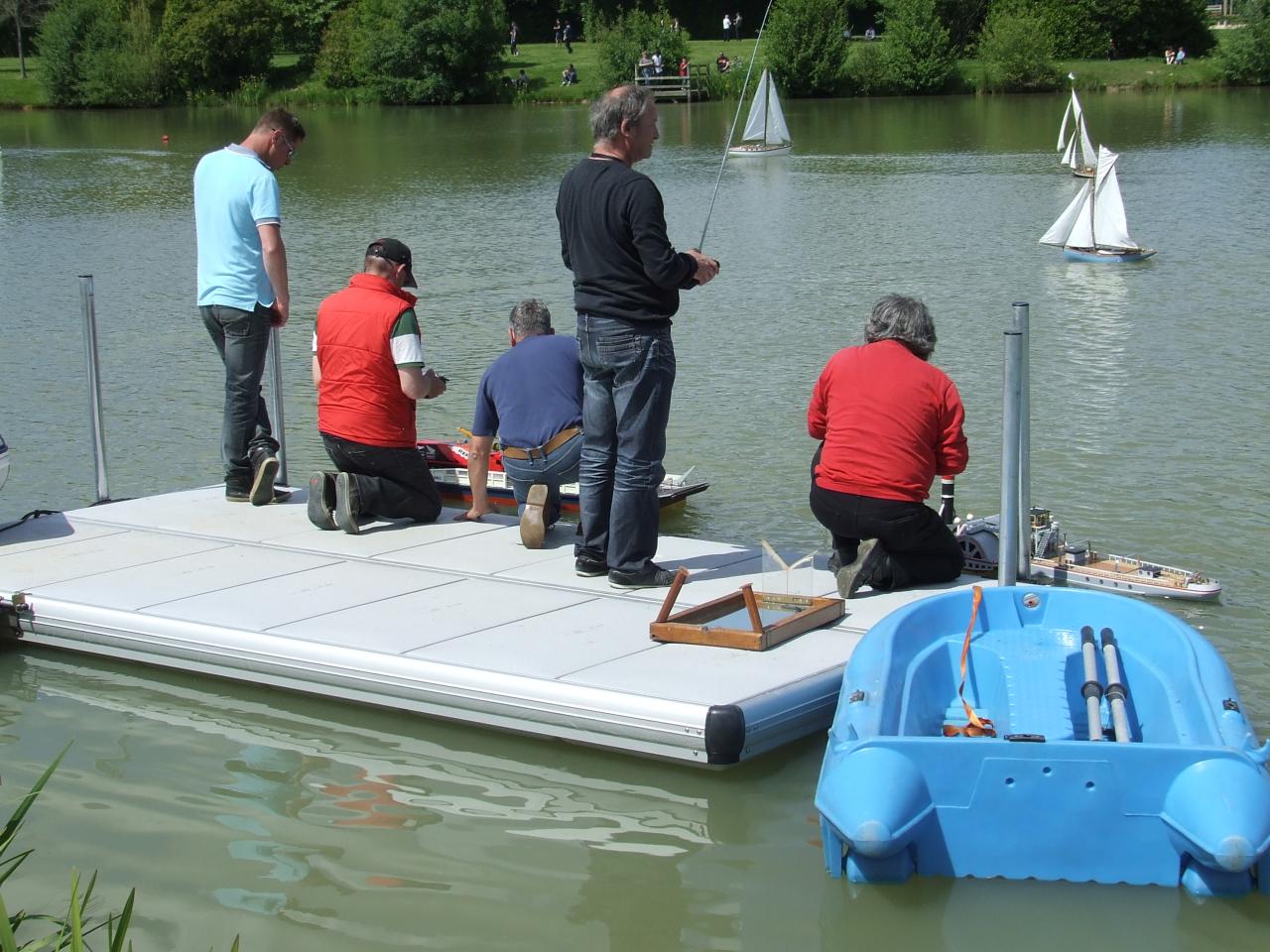 ponton pour les pilotes